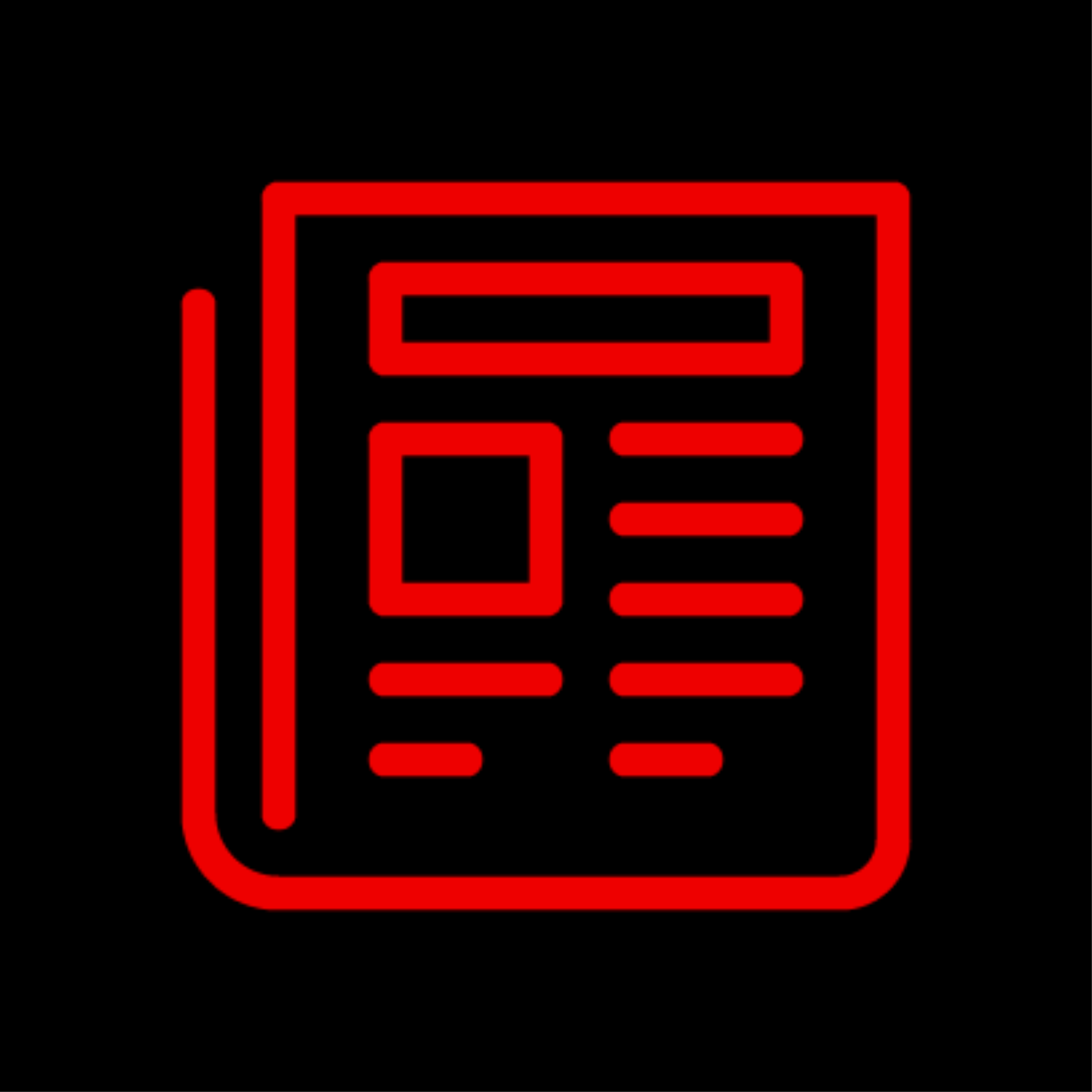 Newsletter icons AI black